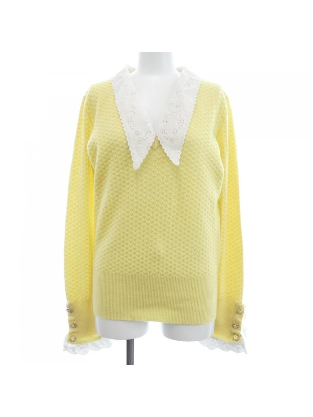 Chanel Knit Sweater Yellow